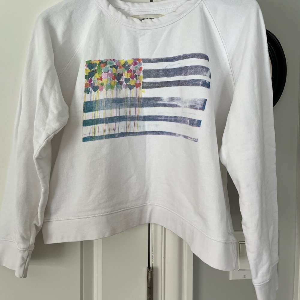 Kerri Roaenthal cropped sweater - size youth large but fits xs small women